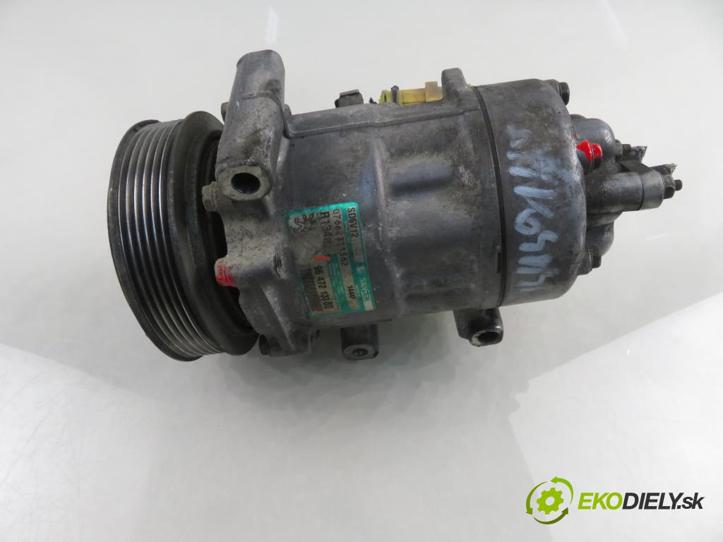 PEUGEOT 307 Break (3E) KOMBI 2004 0,00 2.0 HDi 135 - RHR (DW10BTED4) 1997,00 KOMPRESOR: klimatizácie 9647213380 (Kompresor klimatizácie)