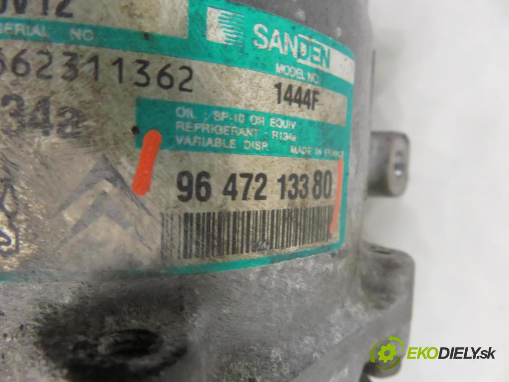 PEUGEOT 307 Break (3E) KOMBI 2004 0,00 2.0 HDi 135 - RHR (DW10BTED4) 1997,00 KOMPRESOR: klimatizácie 9647213380 (Kompresor klimatizácie)