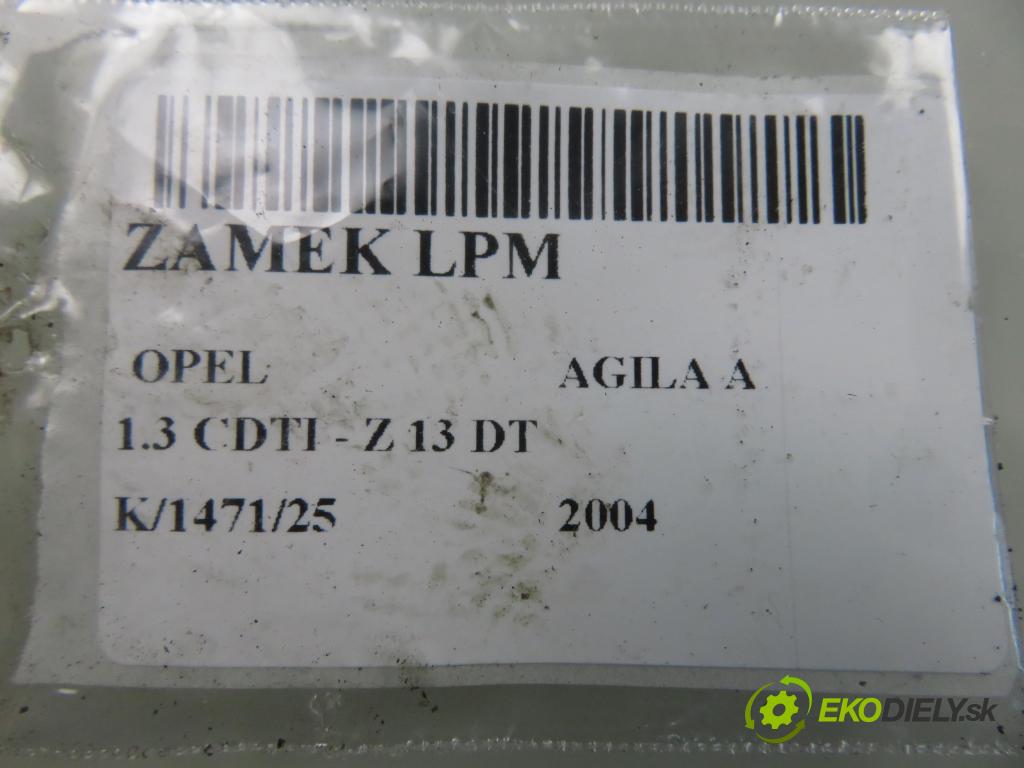 OPEL AGILA (A) (H00) HB 2004 51,00 1.3 CDTI - Z 13 DT 1248,00 zámok