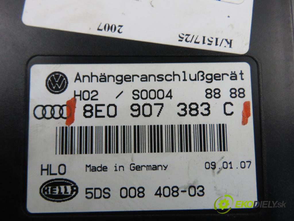 VW CADDY III Furgon (2KA, 2KH, 2CA, 2CH) FURGON 2007 77,00 1.9 TDI - BLS 1896,00 Riadiaca jednotka ťažného oka 8E0907383C