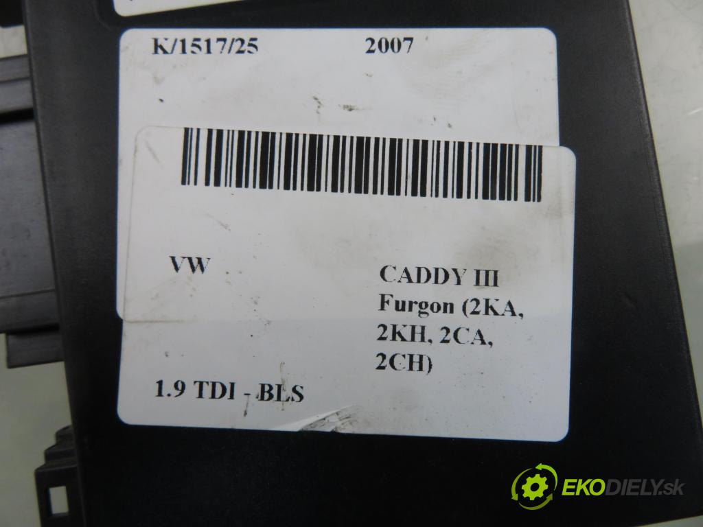 VW CADDY III Furgon (2KA, 2KH, 2CA, 2CH) FURGON 2007 77,00 1.9 TDI - BLS 1896,00 Riadiaca jednotka ťažného oka 8E0907383C