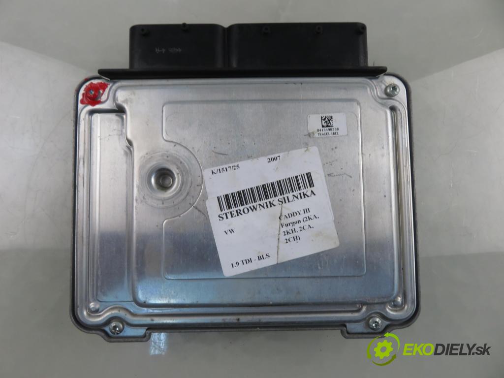 VW CADDY III Furgon (2KA, 2KH, 2CA, 2CH) FURGON 2007 77,00 1.9 TDI - BLS 1896,00 řídící jednotka motora 03G906021HS ; 0281013681