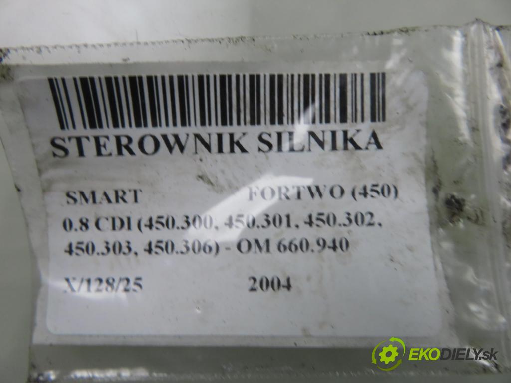 SMART FORTWO Coupe (450) HB 2004 30,00 0.8 CDI (450.300, 450.301, 450.302, 450.303, 450.3 799,00 Riadiaca jednotka Motor 0002749V001 ; 0281010161
