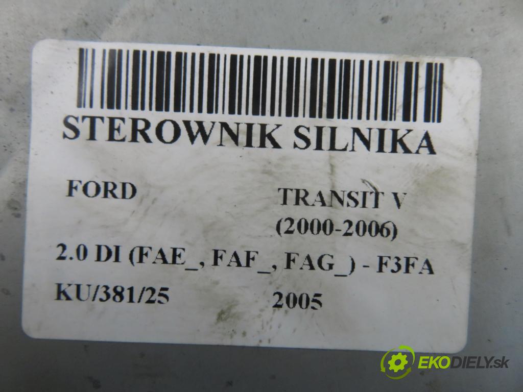 FORD TRANSIT Furgon (FA_ _) BUS 2005 63,00 2.0 DI 86 - F3FA 1998,00 řídící jednotka motora 3C1A12A650EE