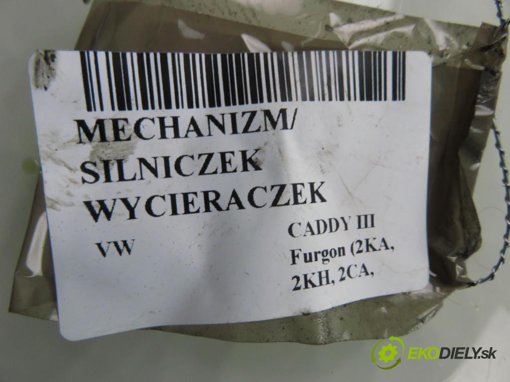 VW CADDY III Furgon (2KA, 2KH, 2CA, 2CH) FURGON 2007 77,00 1.9 TDI - BLS 1896,00 Motorček stieračov 2K1955023G ; 2K1955119C