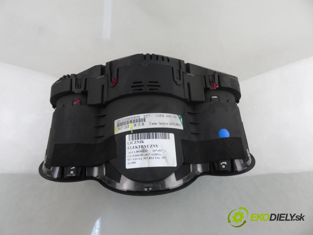 ALFA ROMEO 147 (937_) HB 2006 88,00 1.9 JTDM 8V (937.AXD1A, 937.AXU1A, 937.BXU1A) - 93 1910,00 Prístrojovka elektrický 156071228