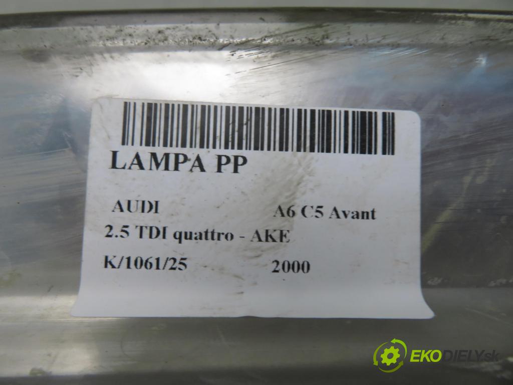 AUDI A6 Avant (4B5, C5) KOMBI 2000 132,00 2.5 TDI V6 180 quattro - AKE 2496,00 Svetlo PP 