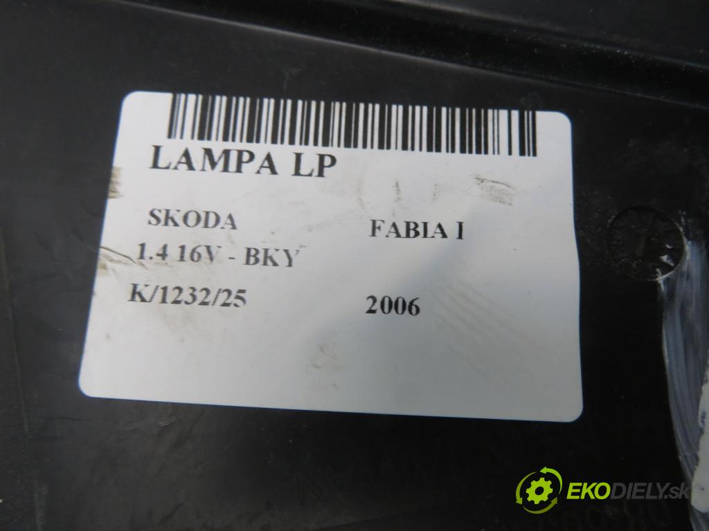 SKODA FABIA I (6Y2) HB 2006 55,00 1.4 16V - BKY 1390,00 světlo LP 