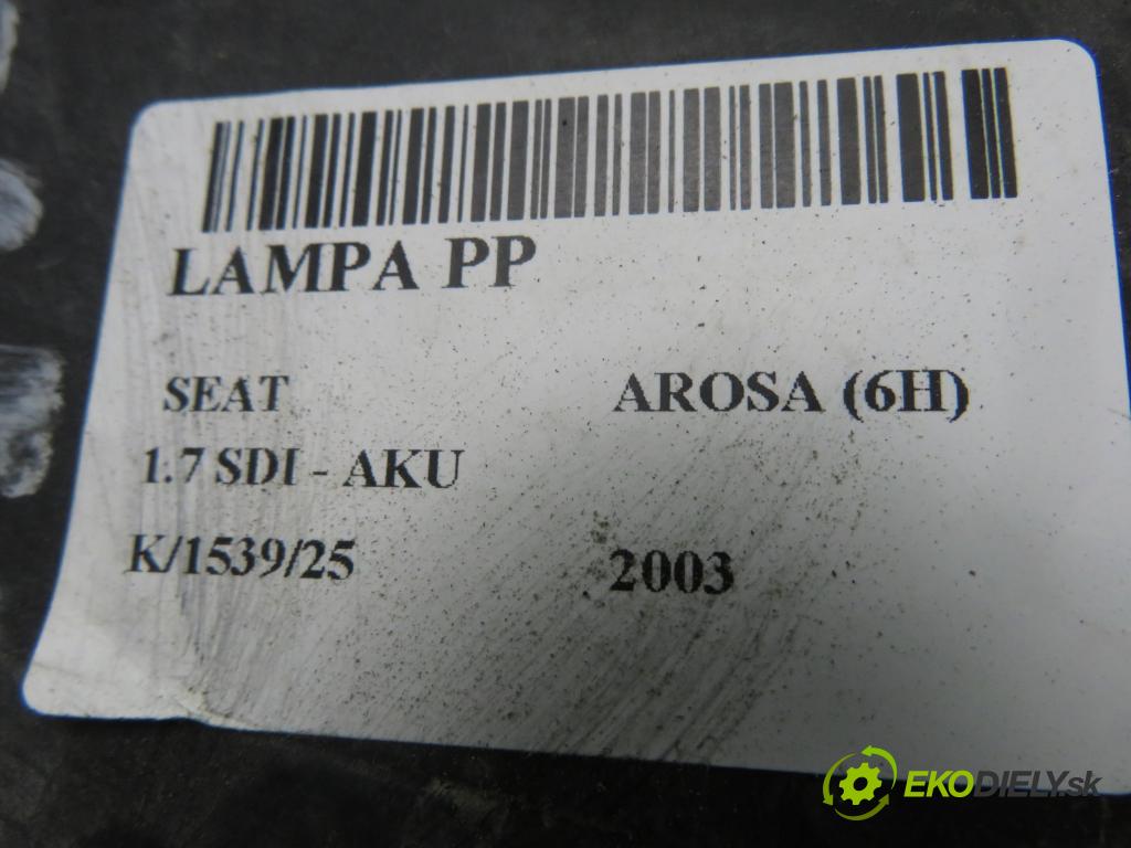 SEAT AROSA (6H) HB 2003 44,00 1.7 SDI - AKU 1716,00 Svetlo PP 