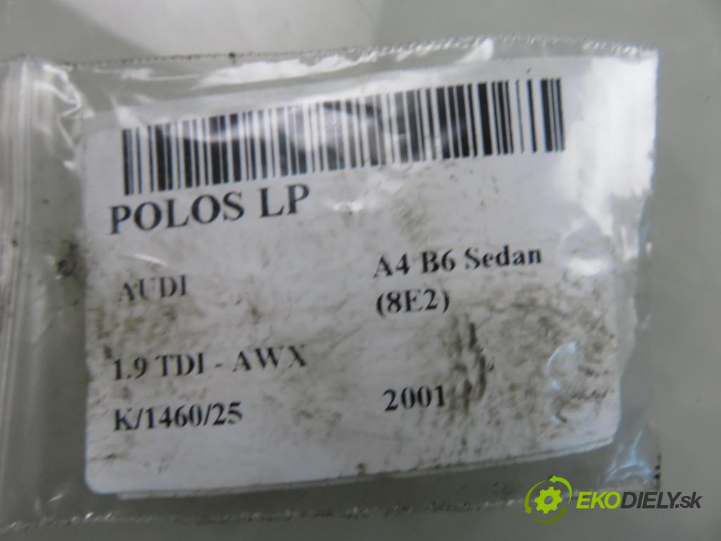 AUDI A4 (8E2, B6) SEDAN 2001 96,00 1.9 TDI PD 130 - AWX 1896,00 poloos LP 8E0407271S