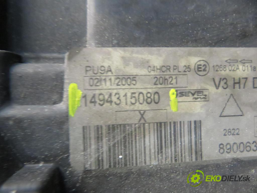 CITROEN C8 (EA_, EB_) MINIVAN 2005 79,00 2.0 HDi - RHM (DW10ATED4) 1997,00 Svetlo PP 1494315080
