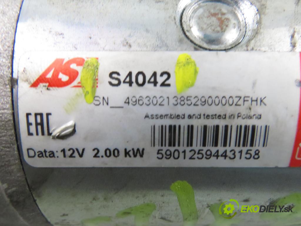 TOYOTA RAV 4 III (_A3_) SUV 2007 130,00 2.2 D 4WD 177 - 2AD-FHV 2231,00 Štartér S4042 (Štartér)