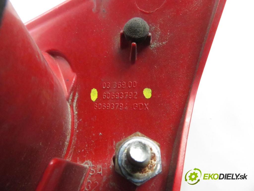 ALFA ROMEO 147 (937_) HB 2006 88,00 1.9 JTDM 8V (937.AXD1A, 937.AXU1A, 937.BXU1A) - 93 1910,00 Svetlo ľavé zadné kufor 60693792