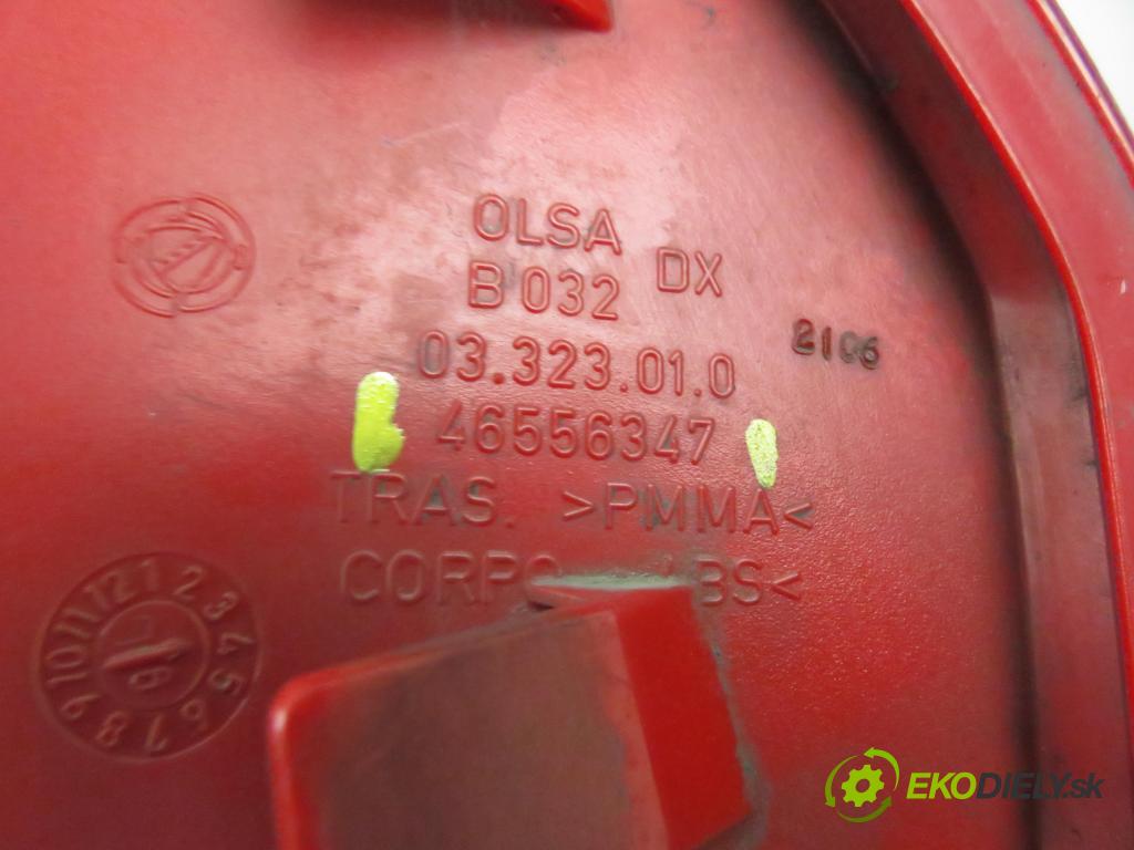 ALFA ROMEO 147 (937_) HB 2006 88,00 1.9 JTDM 8V (937.AXD1A, 937.AXU1A, 937.BXU1A) - 93 1910,00 Svetlo pravé zadné 46556347
