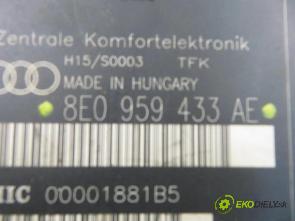 AUDI A4 (8E2, B6) SEDAN 2001 96,00 1.9 TDI PD 130 - AWX 1896,00 MODUL komfortu 8E0959433AE