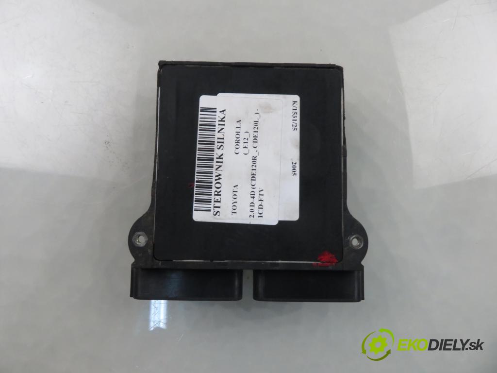 TOYOTA COROLLA (_E12_) HB 2005 85,00 2.0 D-4D 116 (CDE120R_, CDE120L_) - 1CD-FTV 1995,00 Riadiaca jednotka pumpy 8987120050 ; 1310001261