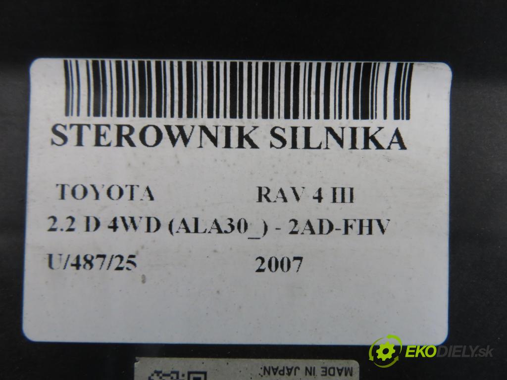 TOYOTA RAV 4 III (_A3_) SUV 2007 130,00 2.2 D 4WD 177 - 2AD-FHV 2231,00 Riadiaca jednotka Motor 8966142C11 ; 1758009460