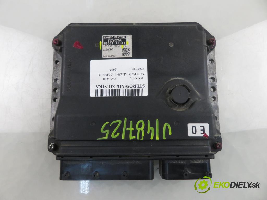 TOYOTA RAV 4 III (_A3_) SUV 2007 130,00 2.2 D 4WD 177 - 2AD-FHV 2231,00 Riadiaca jednotka Motor 8966142C11 ; 1758009460