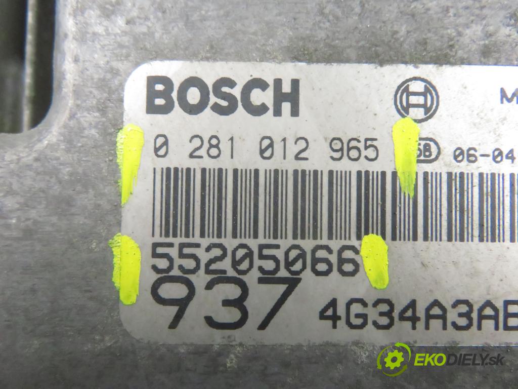 ALFA ROMEO 147 (937_) HB 2006 88,00 1.9 JTDM 8V (937.AXD1A, 937.AXU1A, 937.BXU1A) - 93 1910,00 Riadiaca jednotka Motor 55205066 ; 0281012965