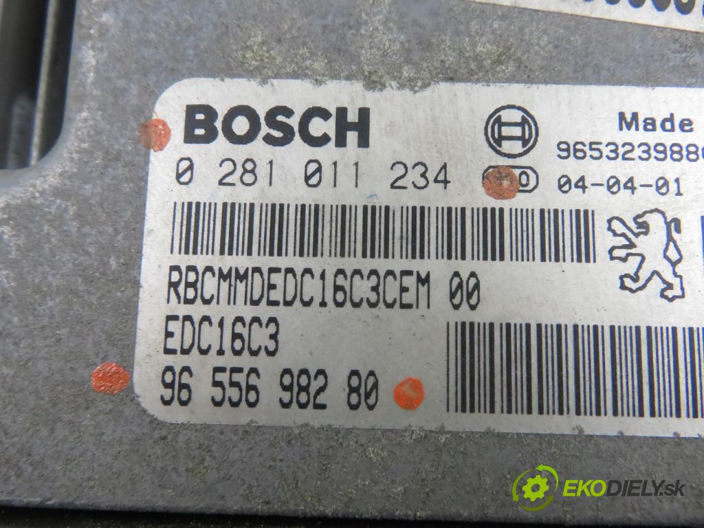 PEUGEOT 307 (3A/C) HB 2004 80,00 1.6 HDi 110 1560,00 Riadiaca jednotka Motor 0281011234 ; 9655698280