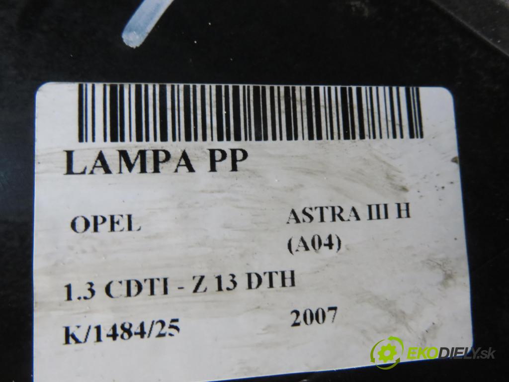 OPEL ASTRA H (A04) HB 2007 66,00 1.3 CDTI 90 - Z 13 DTH 1248,00 svetla predný 