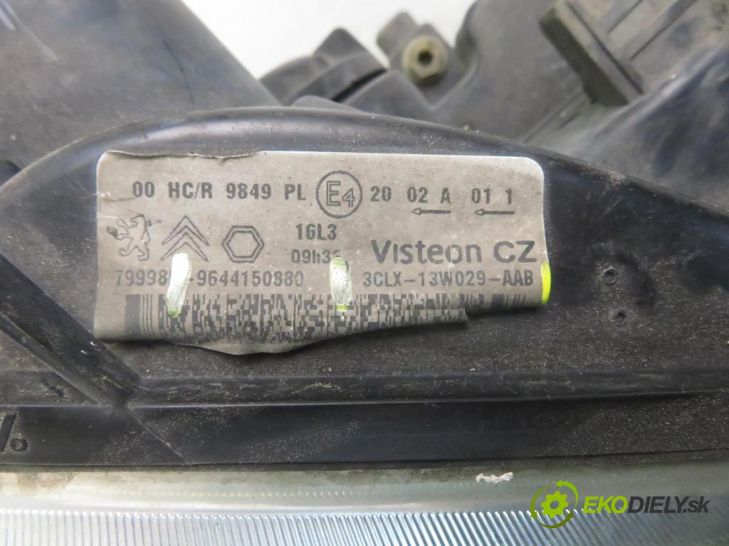 PEUGEOT PARTNER Combispace (5F) KOMBIVAN 2003 51,00 1.9 D - WJY (DW8B) 1868,00 Svetlo PP 944150880 ; 3CLX13W029AAB