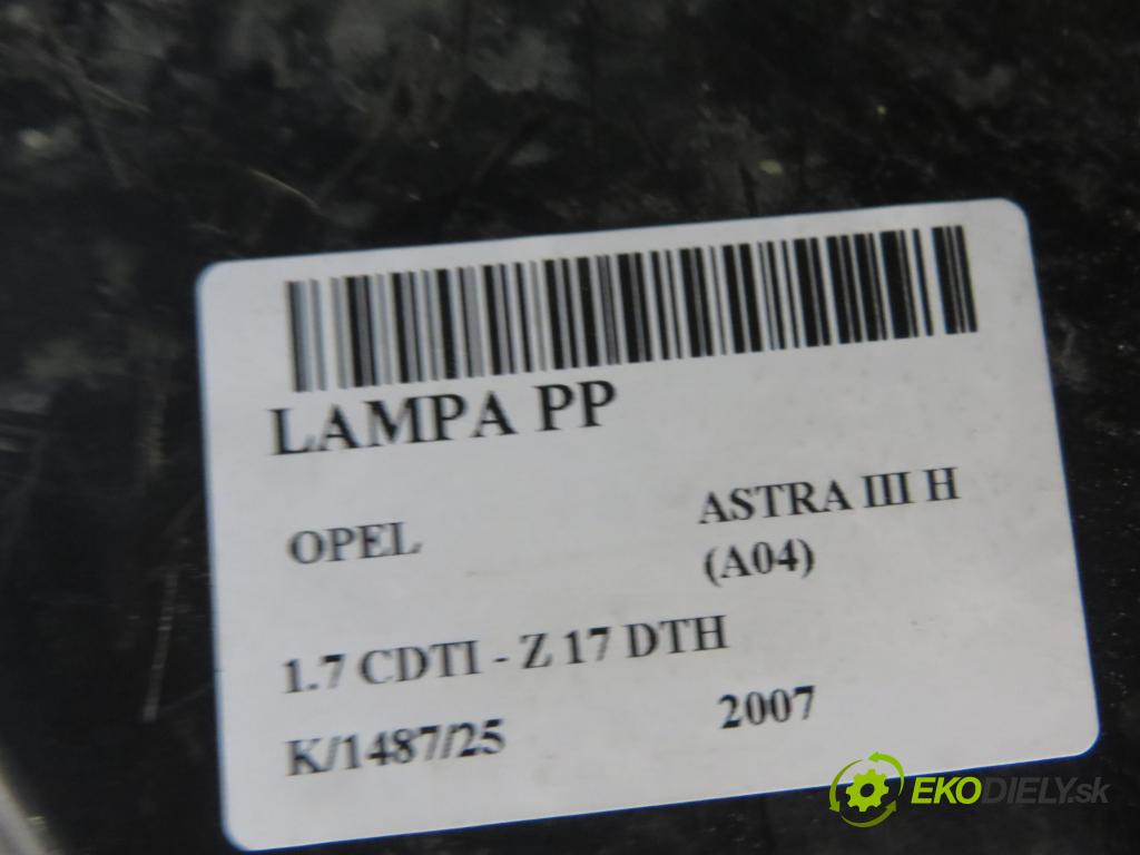 OPEL ASTRA H (A04) HB 2007 74,00 1.7 CDTI 100 - Z 17 DTH 1686,00 Svetlo PP