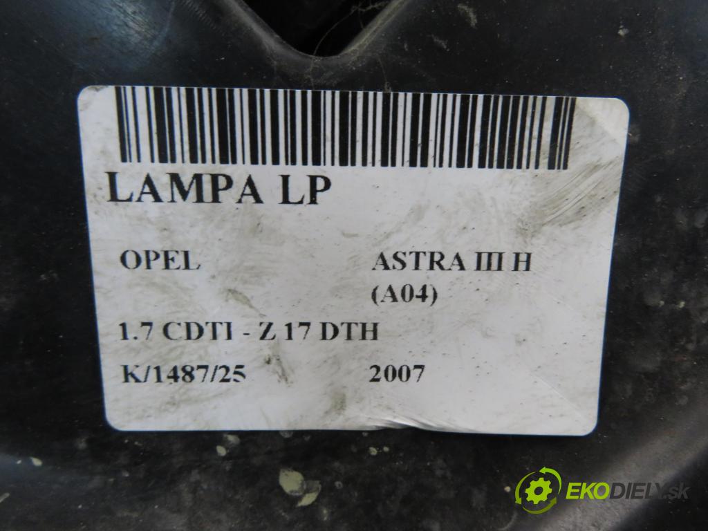 OPEL ASTRA H (A04) HB 2007 74,00 1.7 CDTI 100 - Z 17 DTH 1686,00 Svetlo LP