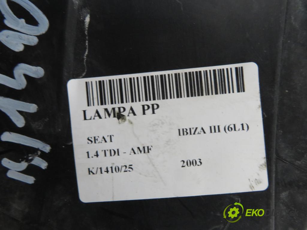 SEAT IBIZA III (6L1) HB 2003 55,00 1.4 TDI 75 - AMF 1422,00 Svetlo PP