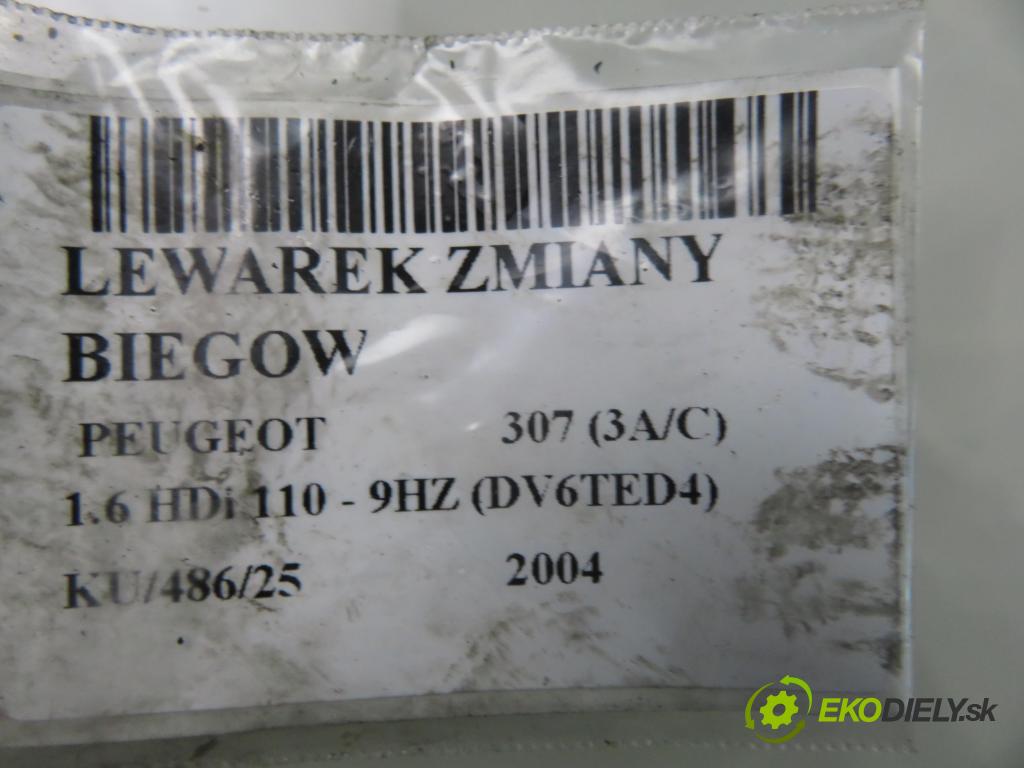 PEUGEOT 307 (3A/C) HB 2004 80,00 1.6 HDi 110 1560,00 ZVEDÁK: 9654259680