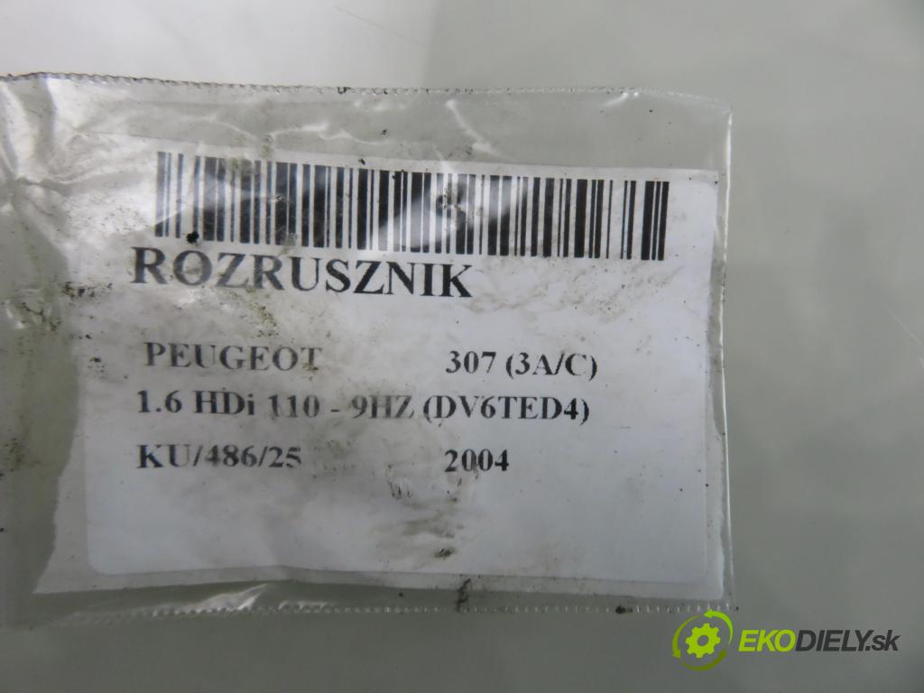 PEUGEOT 307 (3A/C) HB 2004 80,00 1.6 HDi 110 1560,00 Štartér 9645100680 (Štartér)