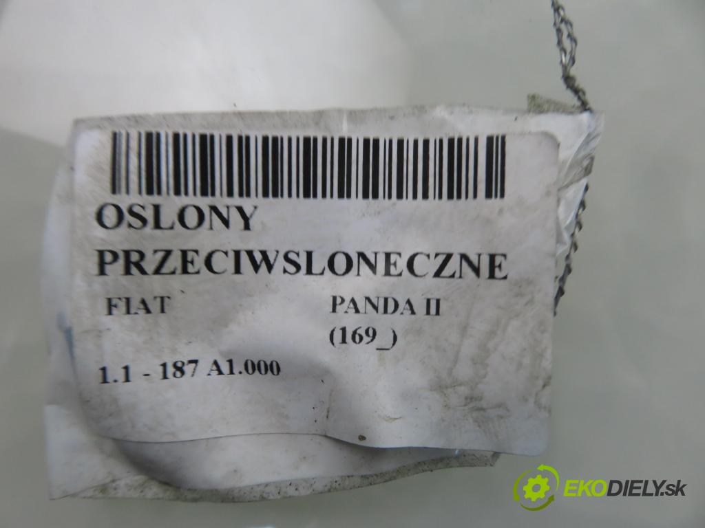 FIAT PANDA (169_) HB 2004 40,00 1.1 54 - 187 A1.000 1108,00 kryty protislnečné