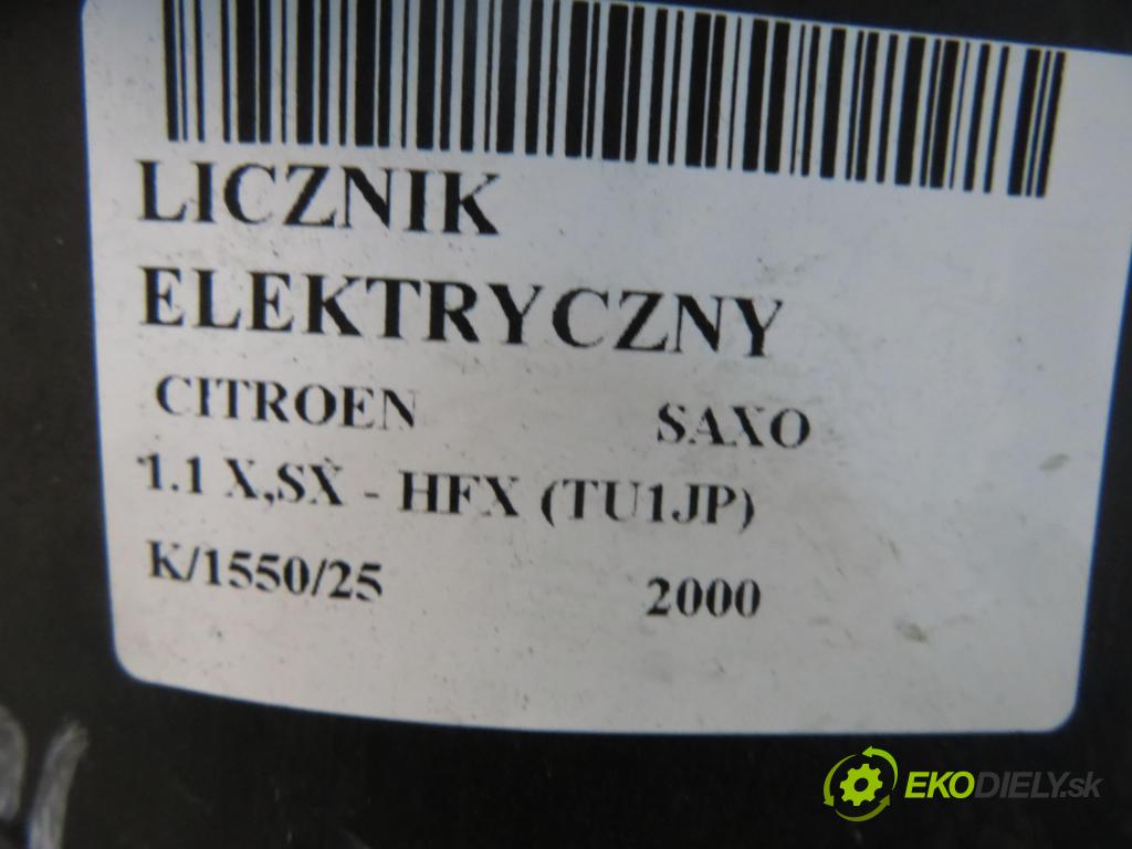 CITROEN SAXO (S0, S1) HB 2000 44,00 1.1 X,SX - HFX (TU1JP) 1124,00 Prístrojovka elektrický 9640933780