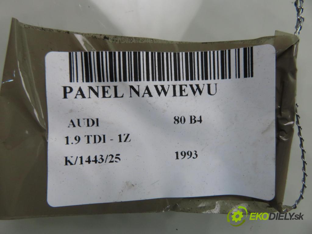 AUDI 80 (8C, B4) SEDAN 1993 66,00 1.9 TDI - 1Z 1896,00 Panel kúrenia 8A1819073
