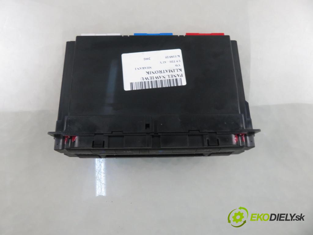 VW SHARAN (7M8, 7M9, 7M6) MINIVAN 2002 85,00 1.9 TDI PD 115 - AUY 1896,00 Panel kúrenia KLIMATRONIK 7M3907040B ; YM2119988ACW ; 5HB0079631