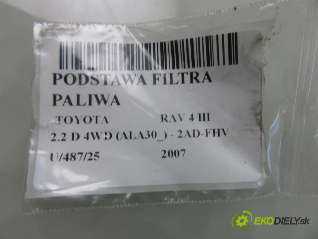 TOYOTA RAV 4 III (_A3_) SUV 2007 130,00 2.2 D 4WD 177 - 2AD-FHV 2231,00 Obal filtra paliva  (Obal palivového filtra)