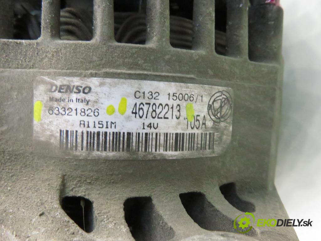 ALFA ROMEO 147 (937_) HB 2006 88,00 1.9 JTDM 8V (937.AXD1A, 937.AXU1A, 937.BXU1A) - 93 1910,00 Alternátor 46782213 ; 63321826 (Alternátor)