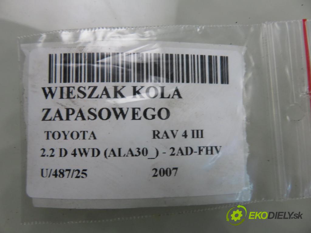 TOYOTA RAV 4 III (_A3_) SUV 2007 130,00 2.2 D 4WD 177 - 2AD-FHV 2231,00 Vešiak: KOLA: ZÁLOHOVANIE:
