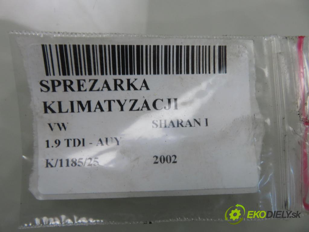 VW SHARAN (7M8, 7M9, 7M6) MINIVAN 2002 85,00 1.9 TDI PD 115 - AUY 1896,00 KOMPRESOR: klimatizace (Kompresor klimatizace)