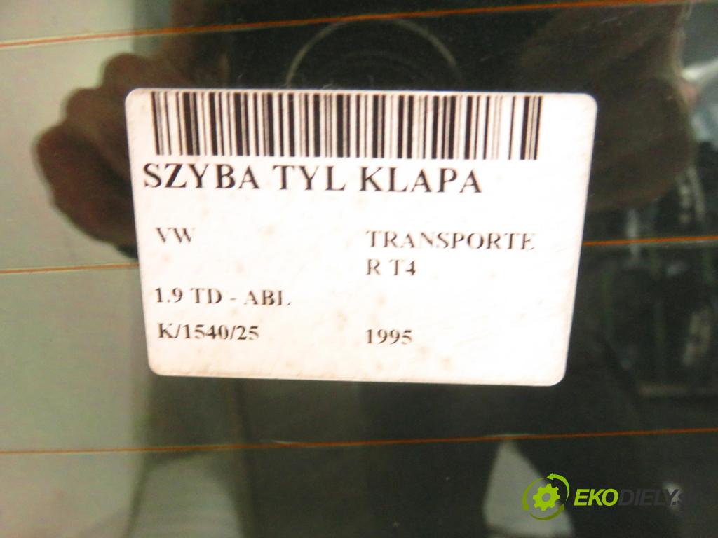 VW TRANSPORTER IV Autobus (70XB, 70XC, 7DB, 7DW, 7DK) BUS 1995 50,00 1.9 TD - ABL 1896,00 Okno zadné kapota