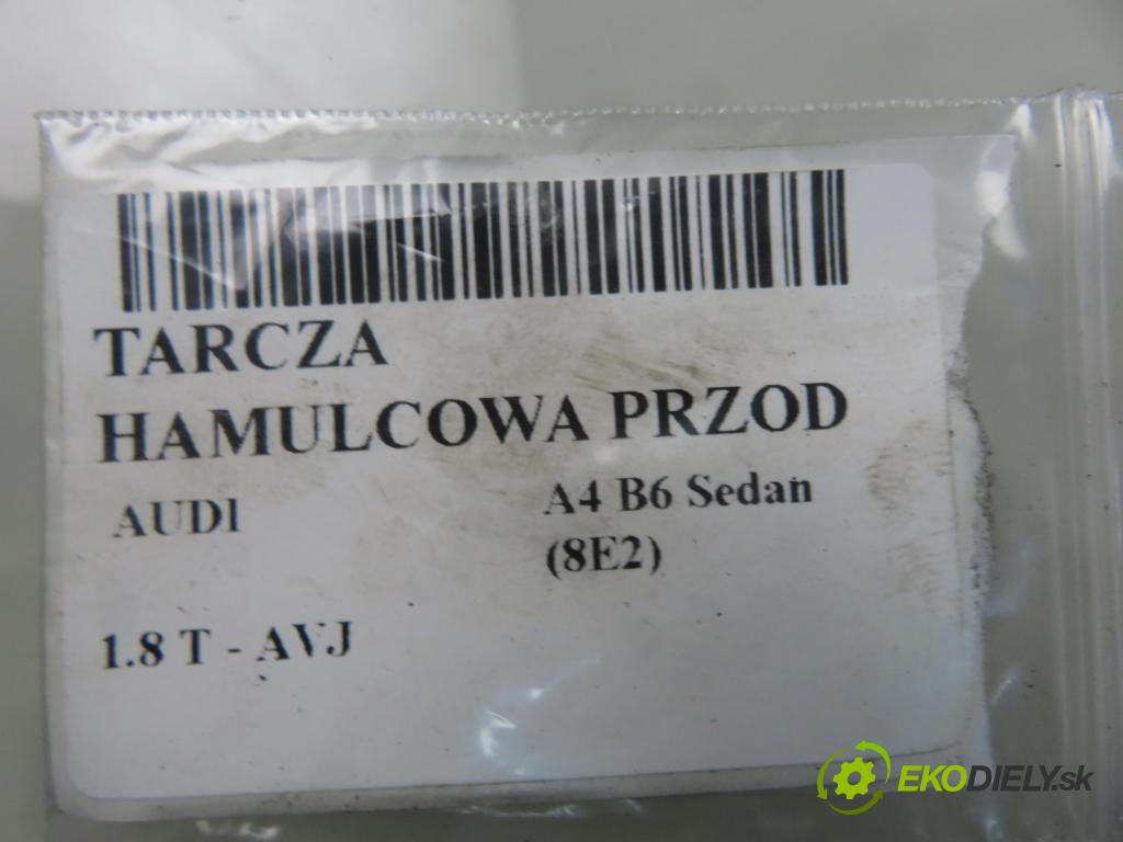 AUDI A4 (8E2, B6) SEDAN 2002 110,00 1.8 T - AVJ 1781,00 lamela kotouč brzdová PŘEDNÍ: