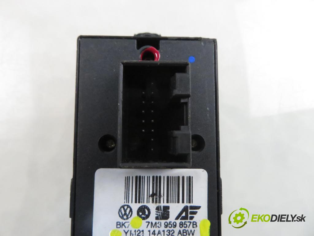 VW SHARAN (7M8, 7M9, 7M6) MINIVAN 2002 85,00 1.9 TDI PD 115 - AUY 1896,00 Panel ovládania okien 7M3959857B ; YM2114A132ABW