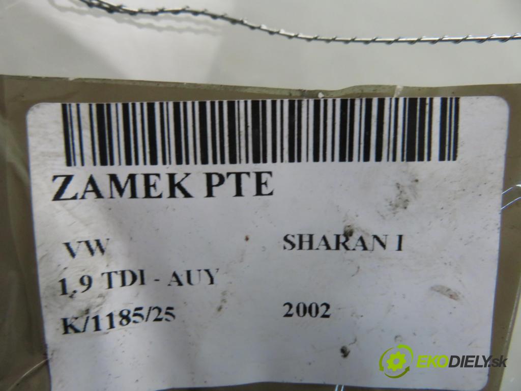 VW SHARAN (7M8, 7M9, 7M6) MINIVAN 2002 85,00 1.9 TDI PD 115 - AUY 1896,00 zámok PTE 