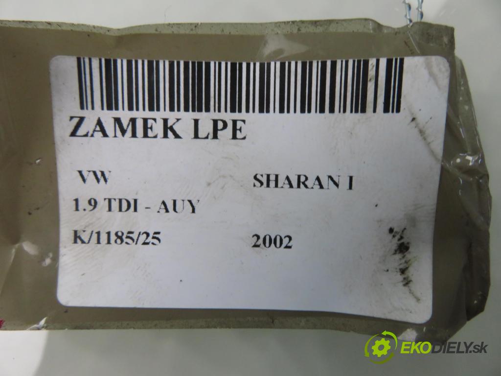 VW SHARAN (7M8, 7M9, 7M6) MINIVAN 2002 85,00 1.9 TDI PD 115 - AUY 1896,00 zámok 