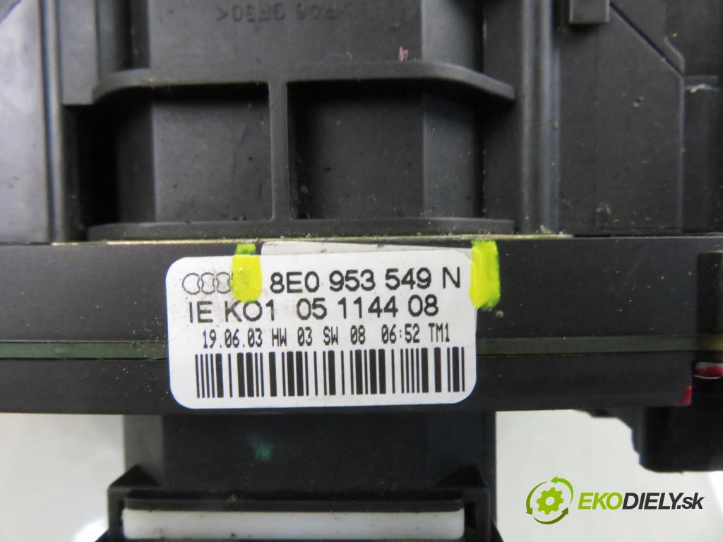 AUDI A4 (8E2, B6) SEDAN 2002 110,00 1.8 T - AVJ 1781,00 páčka/prepínač 8E0953549N ; 4E0953521 ; 4E0953503B