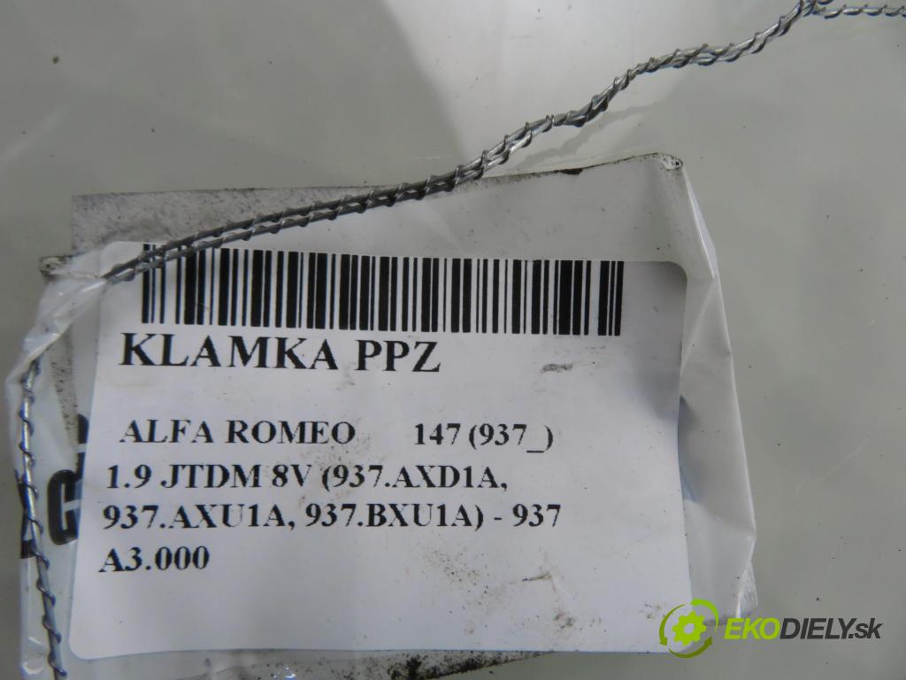 ALFA ROMEO 147 (937_) HB 2006 88,00 1.9 JTDM 8V (937.AXD1A, 937.AXU1A, 937.BXU1A) - 93 1910,00 Kľučka 