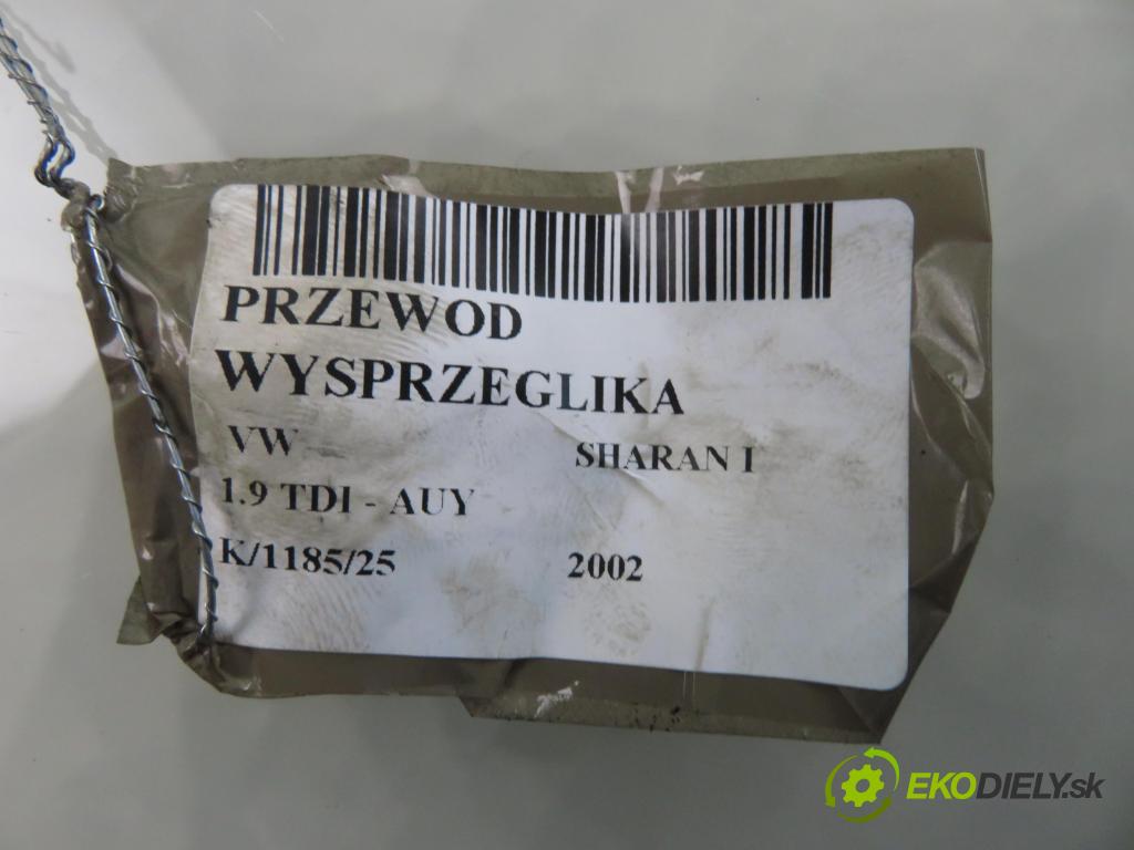 VW SHARAN (7M8, 7M9, 7M6) MINIVAN 2002 85,00 1.9 TDI PD 115 - AUY 1896,00 rúrka vypínacieho ložiska 7M3721477C ; YM217K590EC