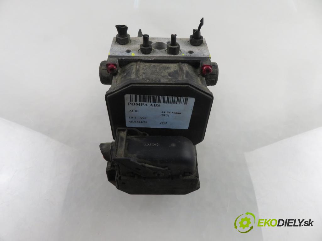AUDI A4 (8E2, B6) SEDAN 2002 110,00 1.8 T - AVJ 1781,00 Pumpa ABS 0265950011 ; 0265225048 ; 8E0614517 (Pumpa ABS)