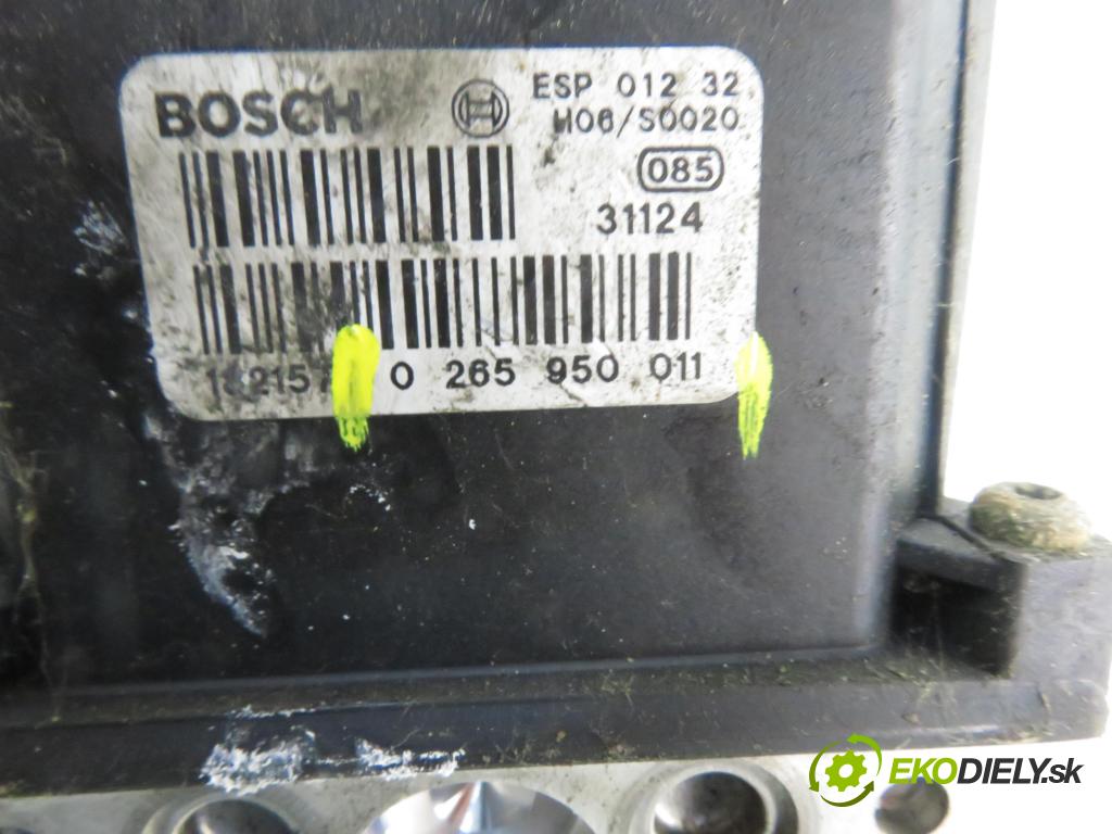 AUDI A4 (8E2, B6) SEDAN 2002 110,00 1.8 T - AVJ 1781,00 Pumpa ABS 0265950011 ; 0265225048 ; 8E0614517 (Pumpa ABS)