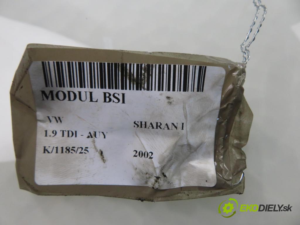 VW SHARAN (7M8, 7M9, 7M6) MINIVAN 2002 85,00 1.9 TDI PD 115 - AUY 1896,00 MODUL BSI 7M3962258AB ; S120042100A ; 2M2114B205AA